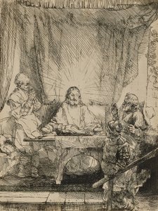 Cristo en Emaús de Rembrandt van Rijn