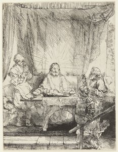 Cristo en Emaús de Rembrandt van Rijn