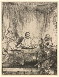 Cristo en Emaús: el cuadro de mayor tamaño de Rembrandt van Rijn