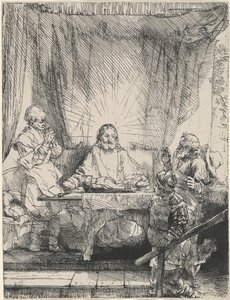 Cristo en Emaús: el cuadro de mayor tamaño de Rembrandt van Rijn