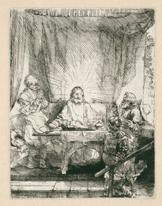 Cristo en Emaús: el plato más grande de Rembrandt van Rijn