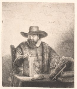 Cornelis Claesz Anslo, predicador menonita de Rembrandt van Rijn