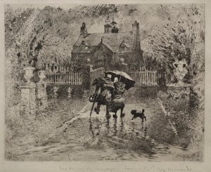 Country Neighbors de Rembrandt van Rijn