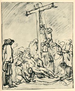 Descendimiento de la Cruz, c1650, 1943 de Rembrandt van Rijn