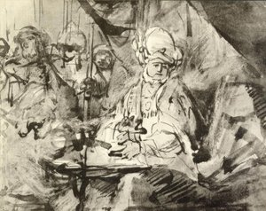 El Lavado de Manos de Pilato de Rembrandt van Rijn