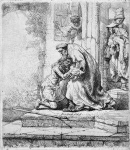 El regreso del hijo pródigo de Rembrandt van Rijn