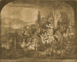 El Sermón de Juan el Bautista de Rembrandt van Rijn