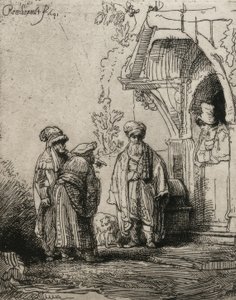 Los tres orientales de Rembrandt van Rijn