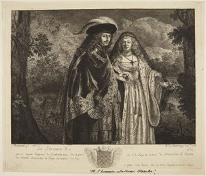 Llamado "El hombre de la pluma blanca" de Rembrandt van Rijn