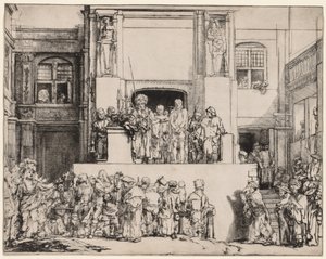 Ecce Homo. Cristo presentado al pueblo, 1655 de Rembrandt van Rijn