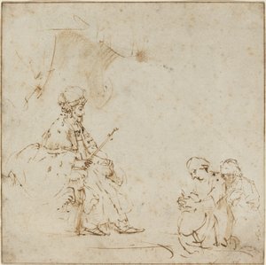 Ester ante Asuero de Rembrandt van Rijn
