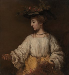 Flora, ca. 1654 de Rembrandt van Rijn