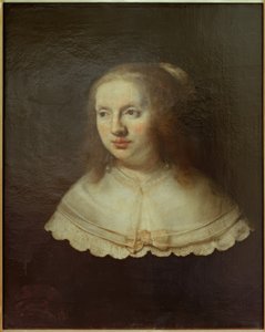 Retrato de mujer de Rembrandt van Rijn