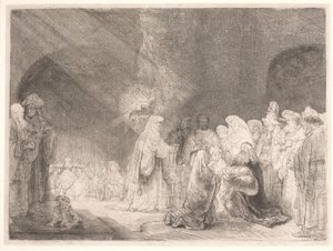 La presentación en el templo de Rembrandt van Rijn