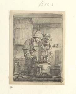 goudsmid Colección de ochenta y cinco grabados originales (título de la serie) de Rembrandt van Rijn