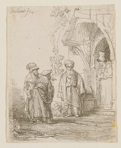 Jacob y Labán de Rembrandt van Rijn