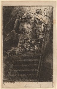 La escalera de Jacob de Rembrandt van Rijn