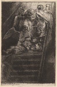 La Escalera de Jacob de Rembrandt van Rijn