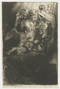 La escalera de Jacob de Rembrandt van Rijn