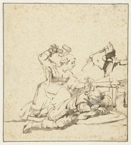 Jael mata a Sísara de Rembrandt van Rijn