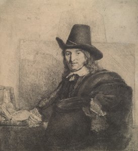 Jan Asselijn, pintor Krabbetje de Rembrandt van Rijn