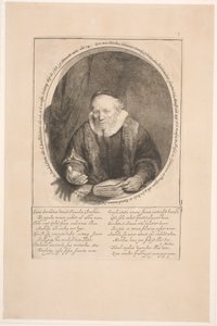 Jan Cornelis Sylvius, predicador: retrato póstumo de Rembrandt van Rijn