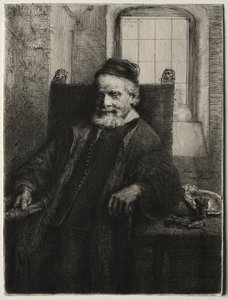 Jan Lutma, orfebre, 1656 de Rembrandt van Rijn