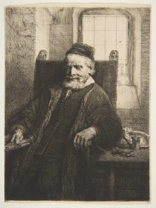 Jan Lutma, orfebre, 1656 de Rembrandt van Rijn