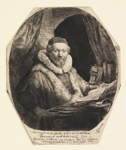 Jan Uytenbogaert, predicador de Rembrandt van Rijn