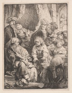 José cuenta sus sueños de Rembrandt van Rijn