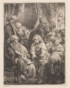 José cuenta sus sueños de Rembrandt van Rijn