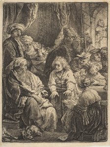 José contando sus sueños, 1638 de Rembrandt van Rijn