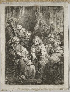 José contando sus sueños, 1638 de Rembrandt van Rijn