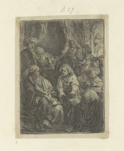 José cuenta sus sueños Recueil de quatre-vingt-cinq estampes originales (título de la serie) de Rembrandt van Rijn