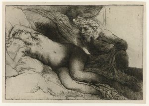 Júpiter y Antiope
Júpiter y Antiope: el plato más grande de Rembrandt van Rijn