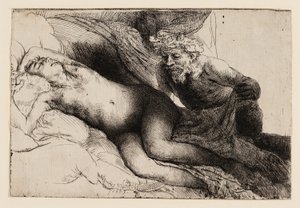 Júpiter y Antíope: La placa más grande de Rembrandt van Rijn
