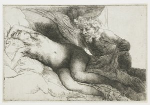Júpiter y Antiope: el plato más grande de Rembrandt van Rijn