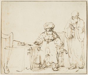 Natán amonesta a David de Rembrandt van Rijn