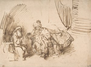 Natán amonestando a David, 1650-55