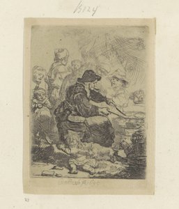 Pannekoekenbakster Colección de ochenta y cinco grabados originales (título de la serie) de Rembrandt van Rijn