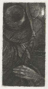 Pieter Haaringh: manos y sombrero de Rembrandt van Rijn
