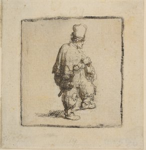 Polaco de Pie con los Brazos Cruzados, 1630-40 de Rembrandt van Rijn