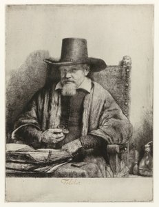 Retrato de Arnold Tholinx Arnout Tholinx, inspector de Rembrandt van Rijn