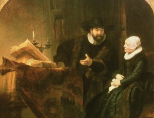 Retrato de Cornelius Anslo y su esposa, 1641