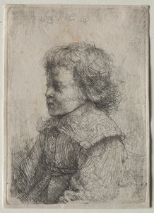 Retrato de un niño de perfil, 1641