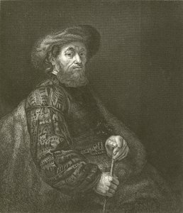 Retrato de un judío de Rembrandt van Rijn