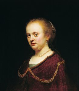 Retrato de una joven, 1634 de Rembrandt van Rijn