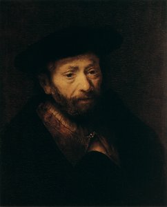Retrato de un anciano, siglo XVII de Rembrandt van Rijn