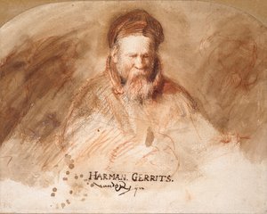 Retrato de un anciano, 1625-1630 de Rembrandt van Rijn