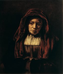 Retrato de una Mujer Anciana, 1654 de Rembrandt van Rijn